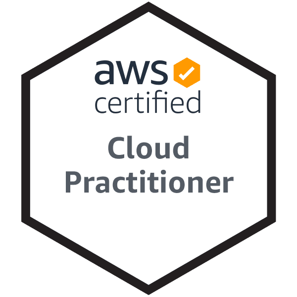 AWS Cloud Practitioner certification badge