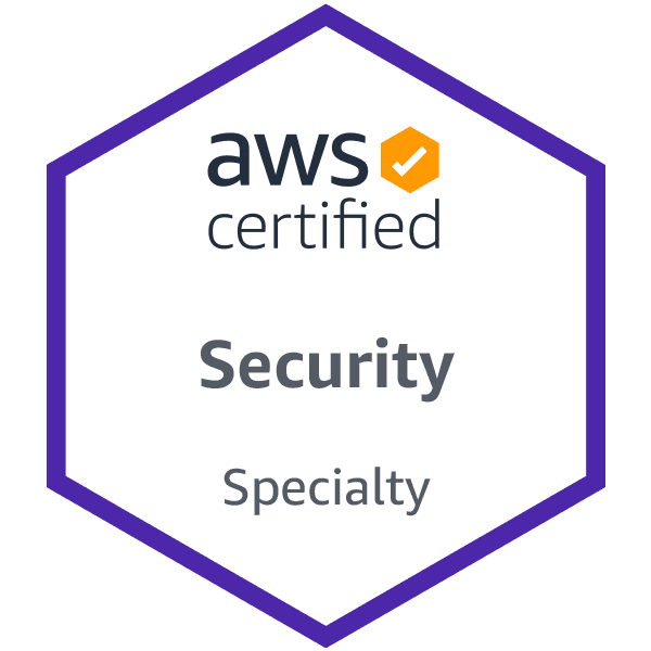 AWS Security Specialty certification badge