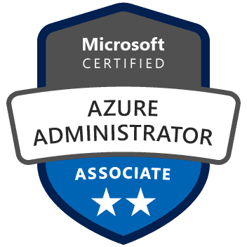 Azure Administrator certification badge