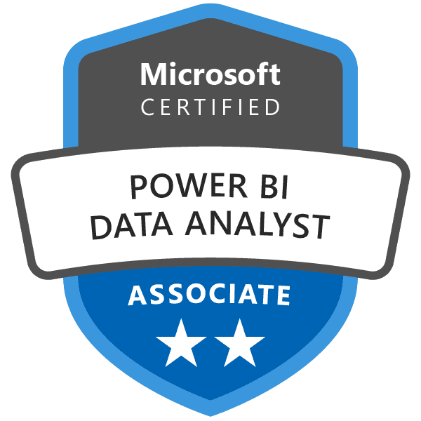 Power BI Data Analyst certification badge